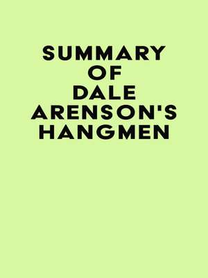 cover image of Summary of Dale Arenson's HANGMEN